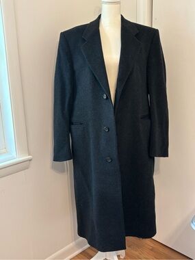 Vintage Cashmere Italian Men's coat Mark Alexander
